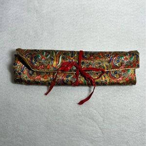 Vintage Silky Jewelry Roll